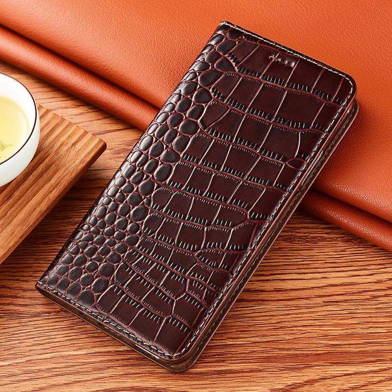 Crocodile Genuine Leather Galaxy A Case - DealJustDeal