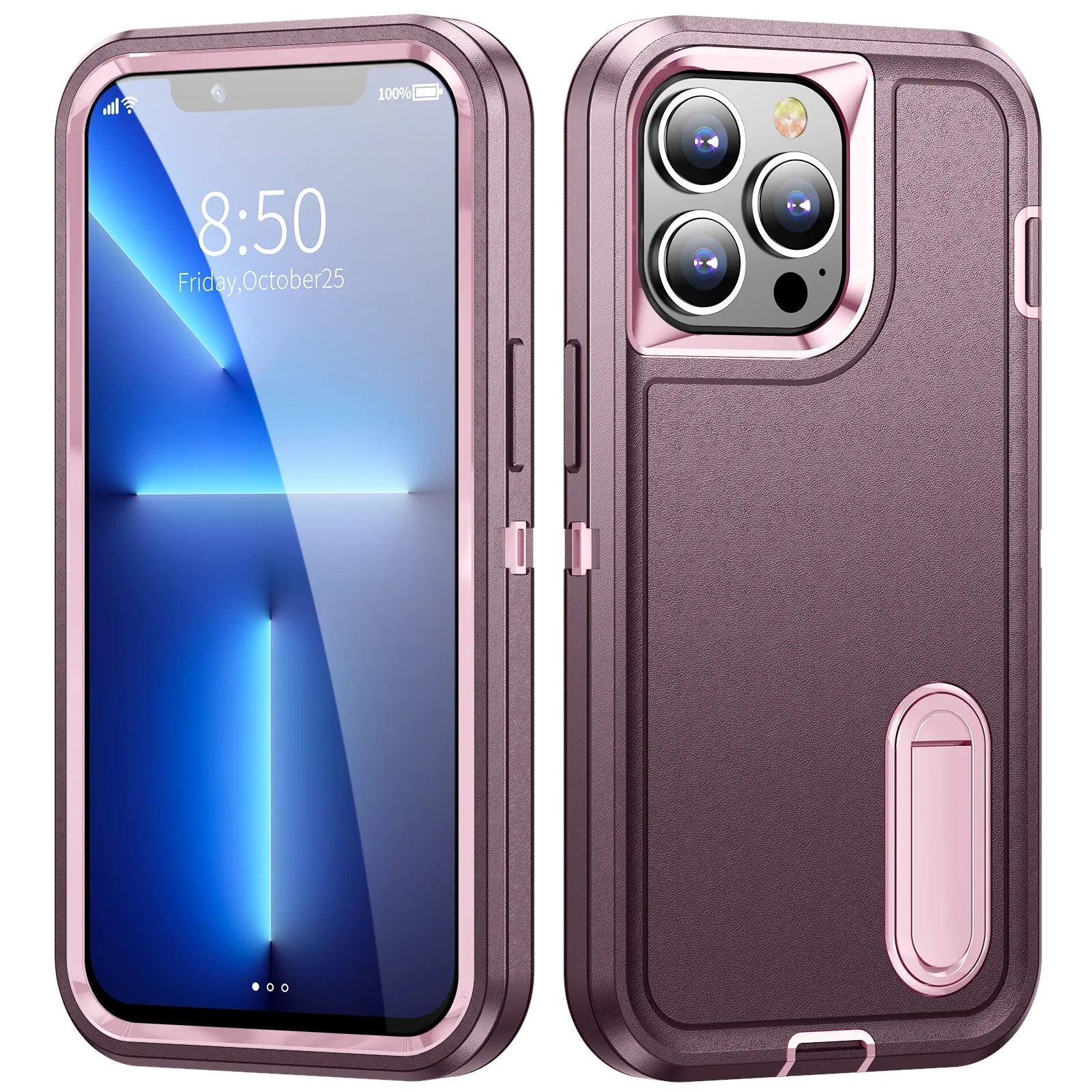 Plastic TPU Armor Shockproof Defend iPhone Case - DealJustDeal