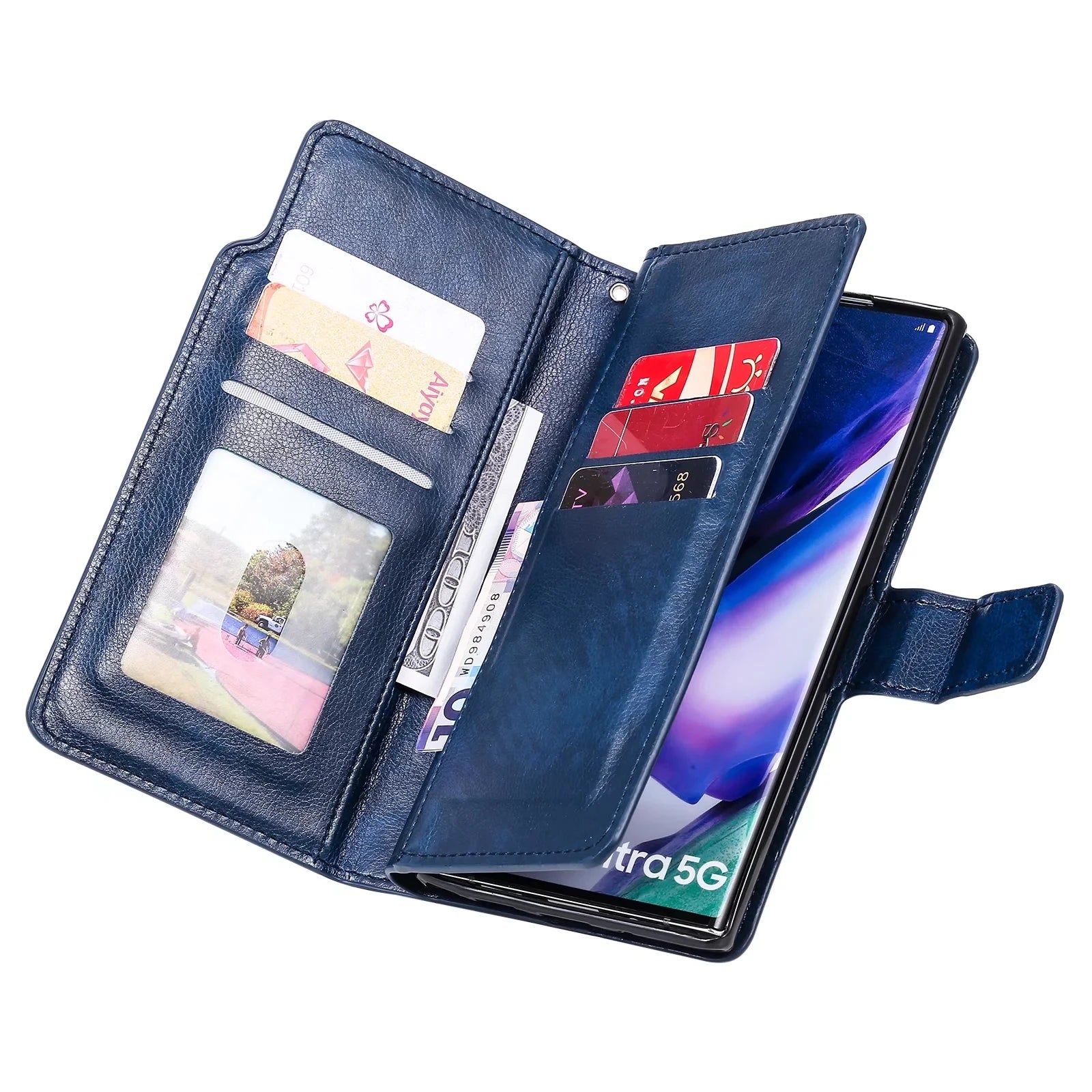 Flip Card Slots Wallet Leather Galaxy Note and S Case - DealJustDeal