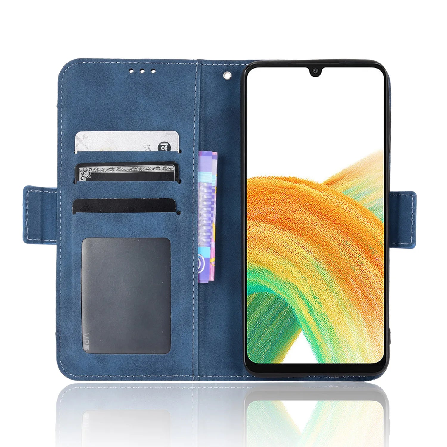 Wallet Leather Galaxy M Case - DealJustDeal