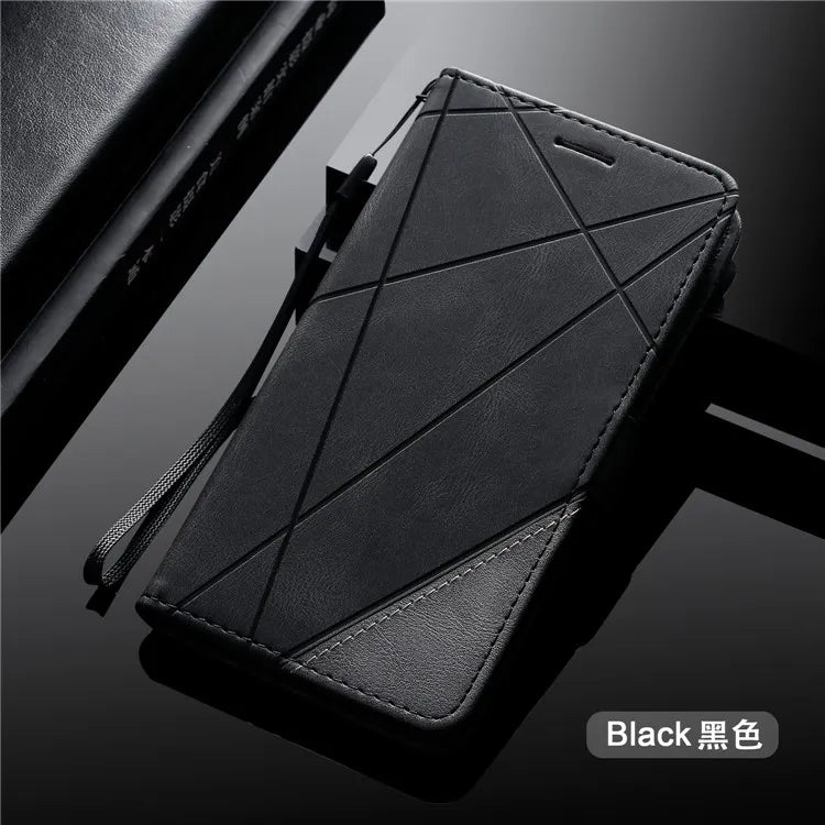 Wallet Flip Card Holder Stand Magnetic Leather iPhone Case - DealJustDeal