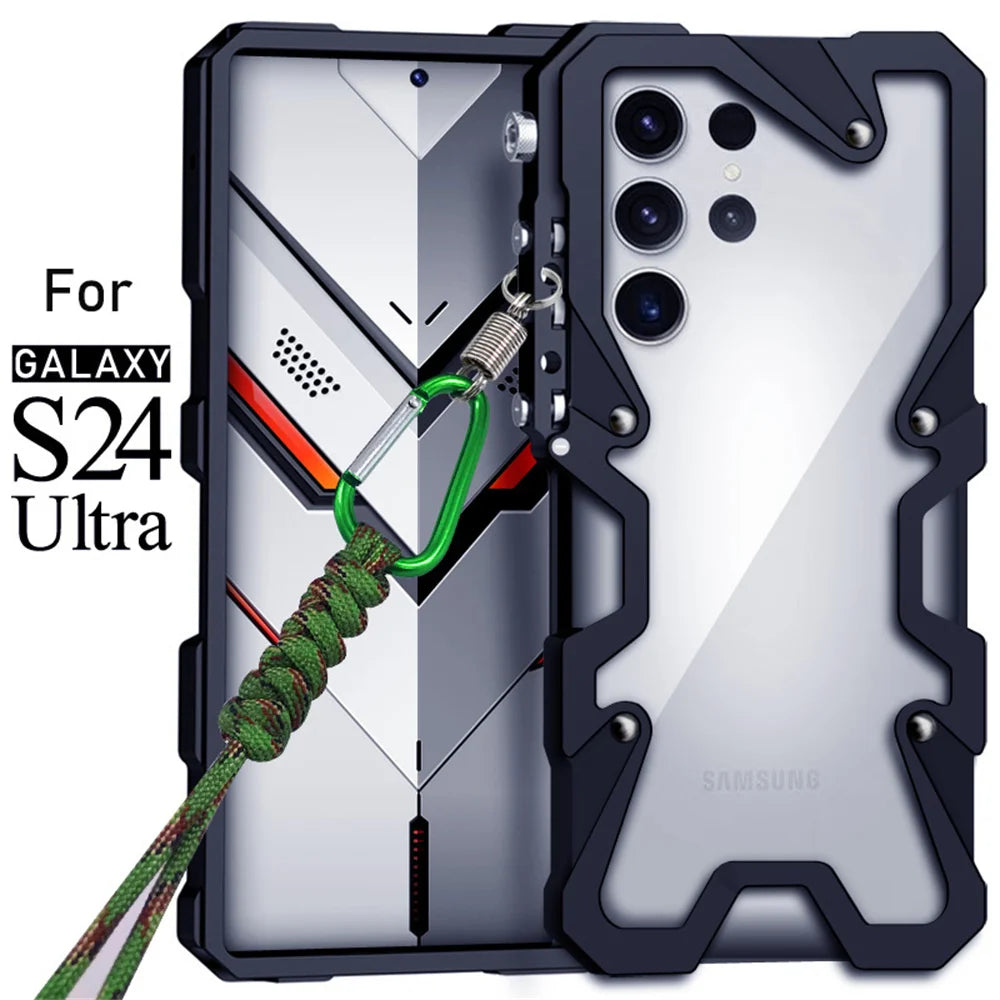 Shockproof Metal Bumper Galaxy Note and S Case - DealJustDeal