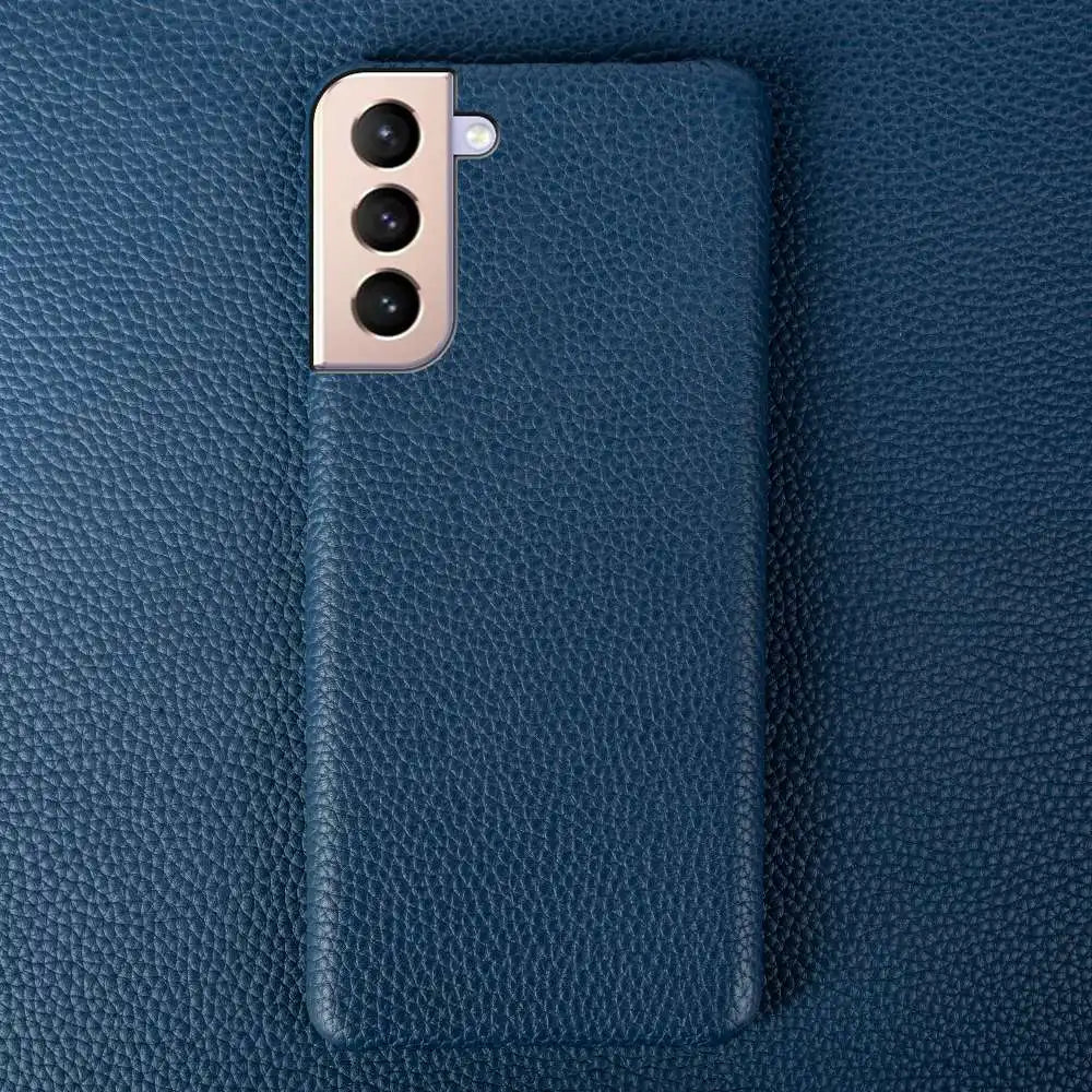 Litchi Texture Genuine Leather Galaxy S Case - DealJustDeal