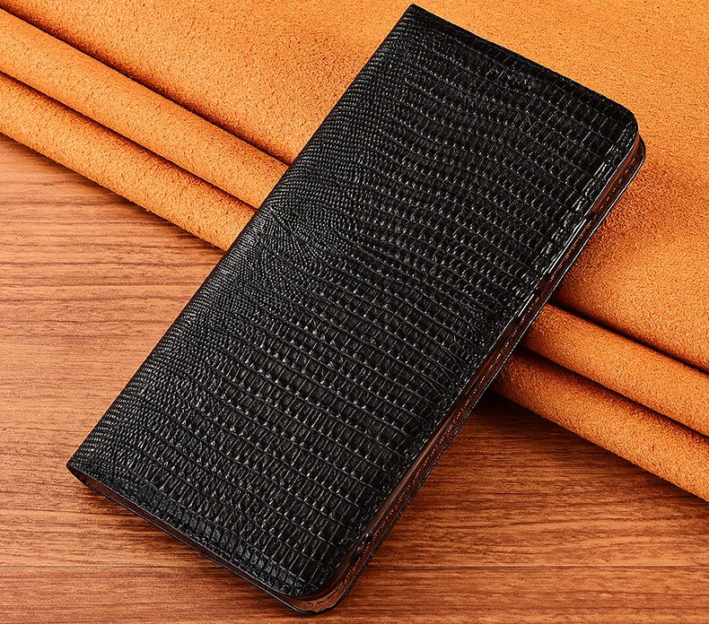 Lizard Grain Genuine Leather Galaxy S Case - DealJustDeal