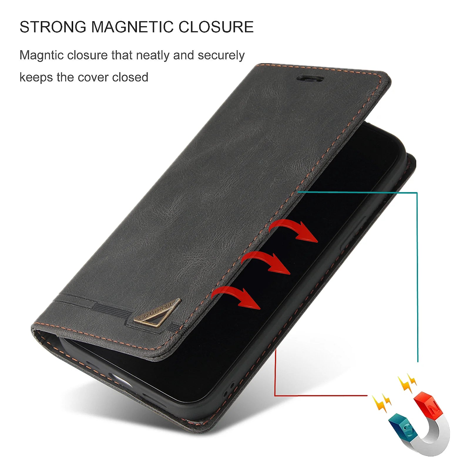 Anti-theft Flip Leather Galaxy A Case - DealJustDeal