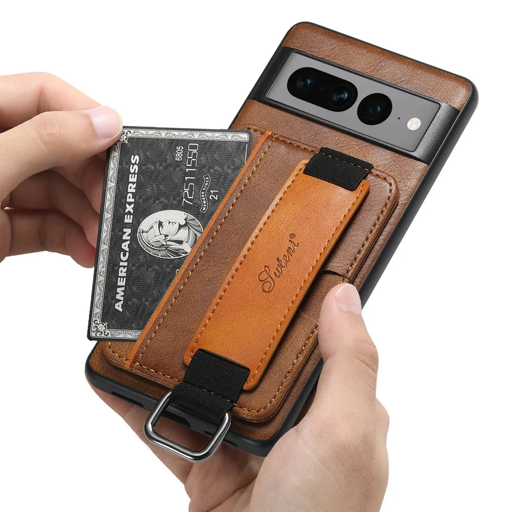 Wristband Strap Leather Shockproof Google Case - DealJustDeal