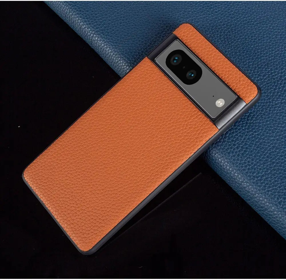 Shockproof Business Cowhide Leather Google Case - DealJustDeal