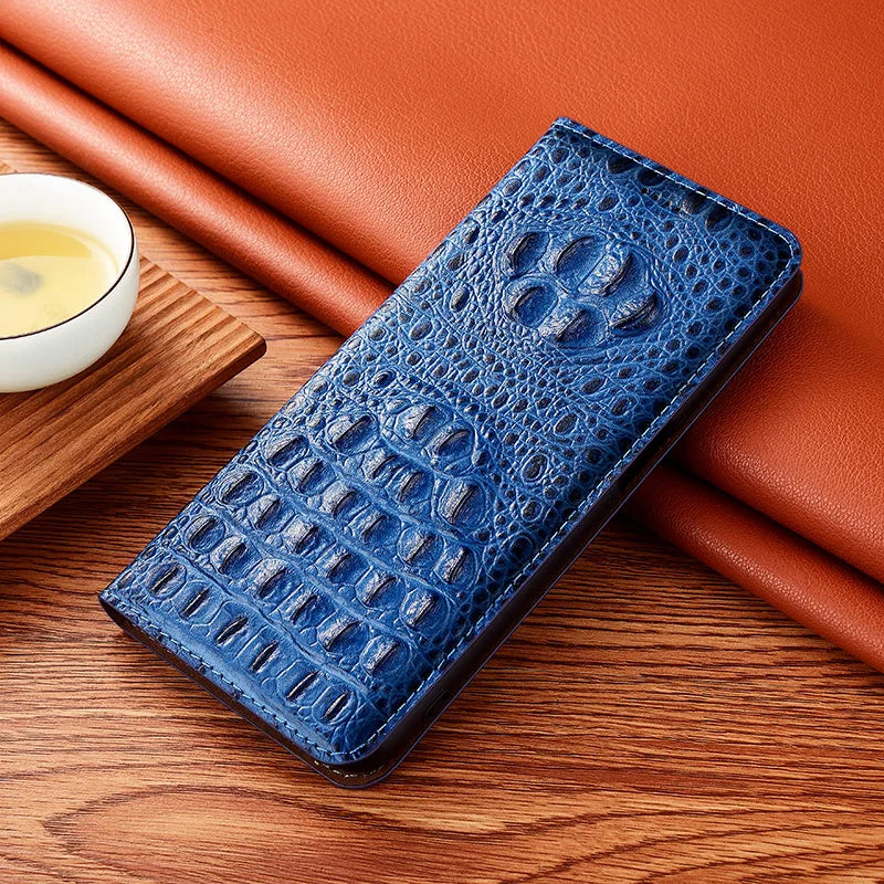 Crocodile Genuine Leather Magnetic Flip Galaxy S Case - DealJustDeal