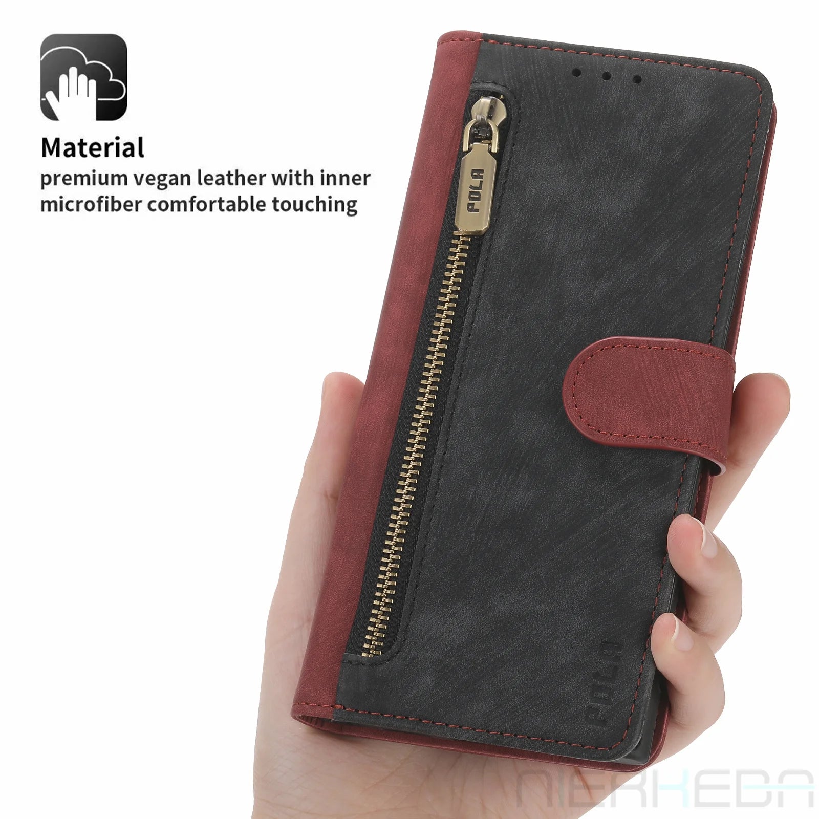 Flip Wallet Leather Galaxy A and M Case - DealJustDeal