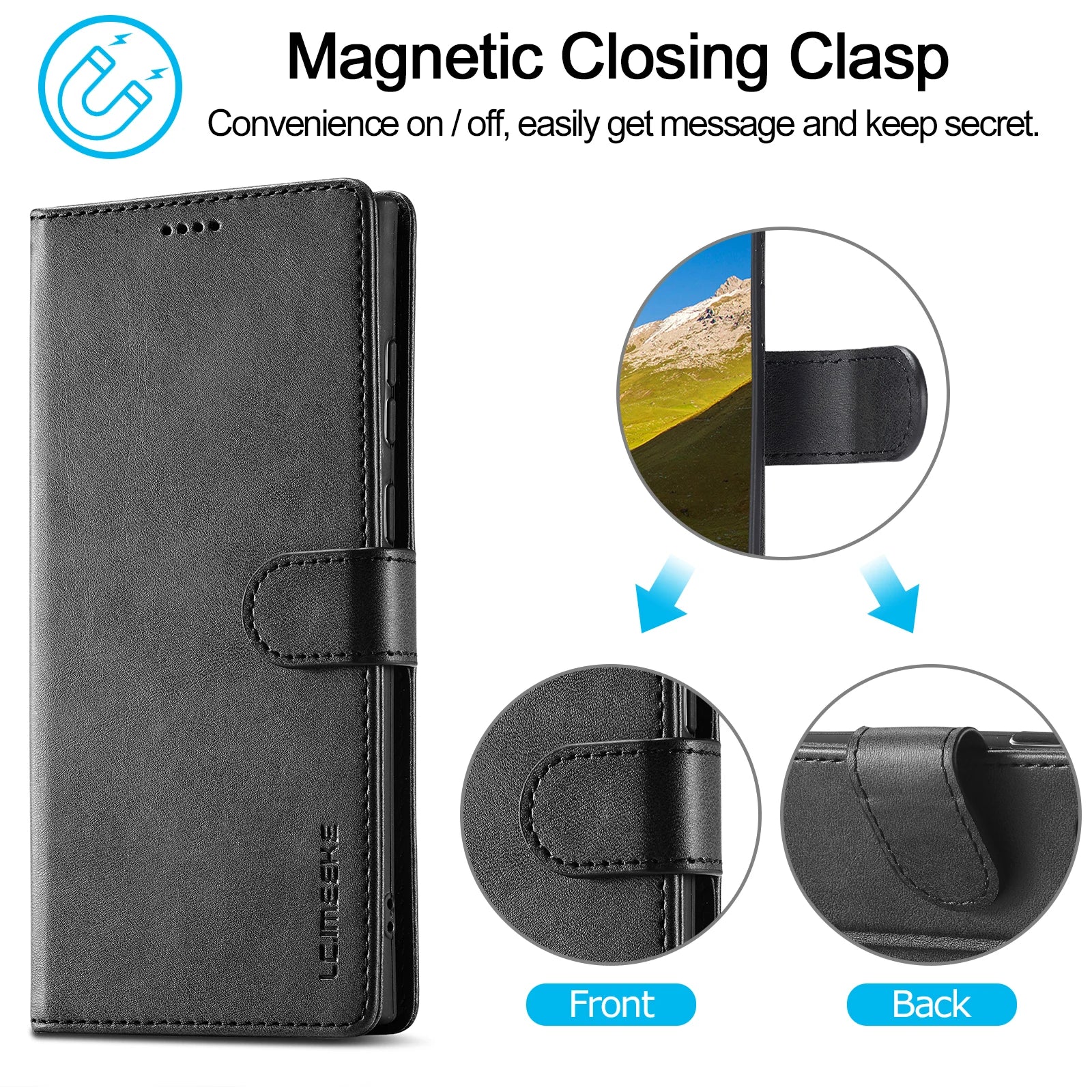 Card Pocket Leather Galaxy A Case - DealJustDeal