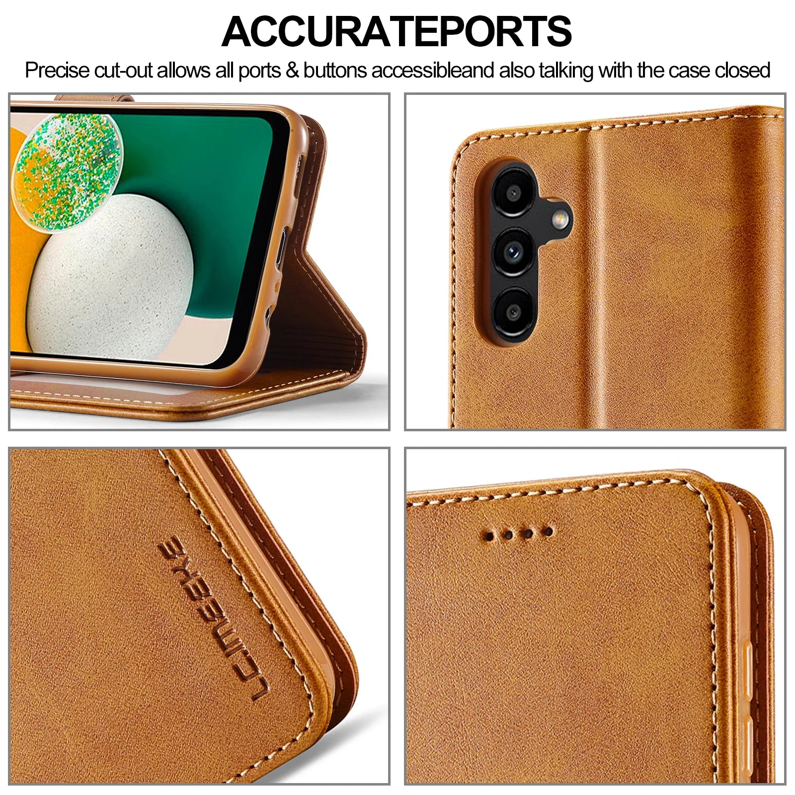 Wallet Flip Leather Galaxy A Case - DealJustDeal