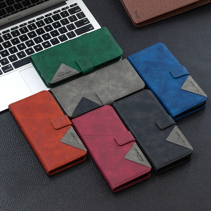 Anti-falling Wallet Magnetic Flip Leather Google Case - DealJustDeal