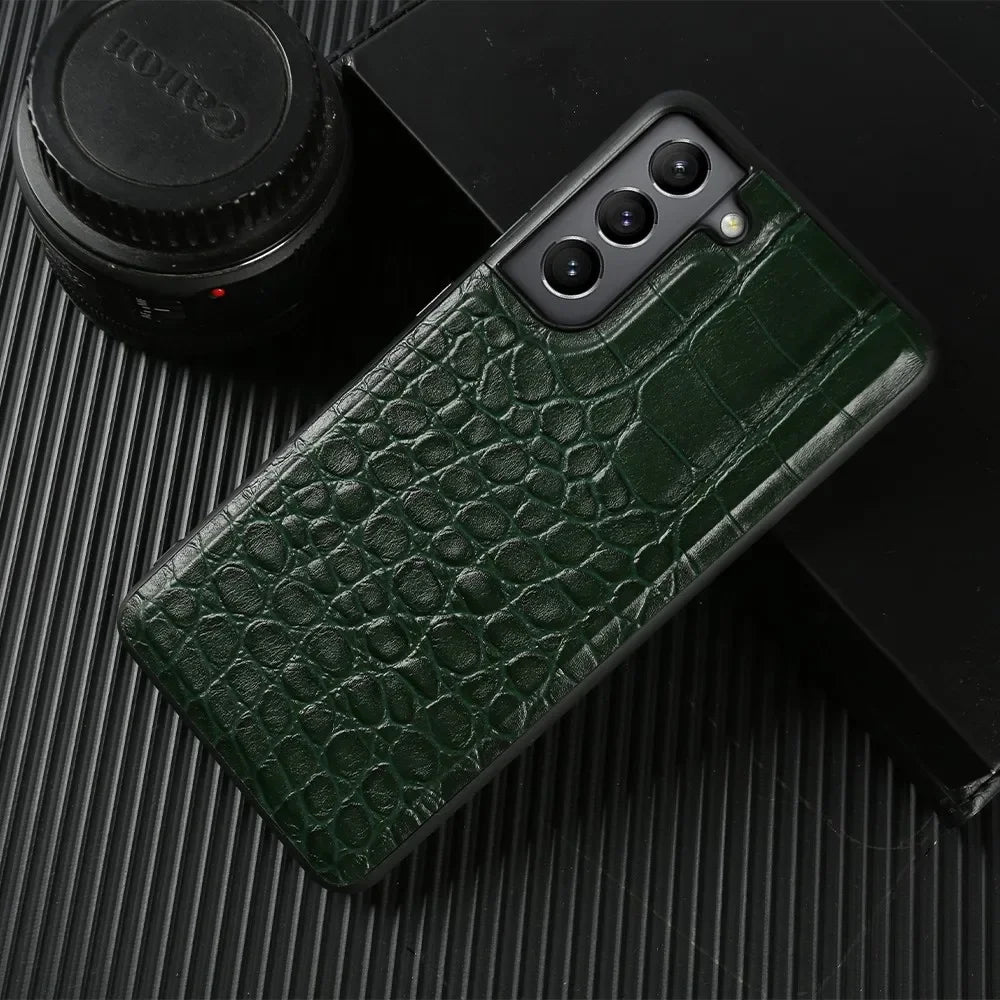 Genuine Leather galaxy S Case - DealJustDeal