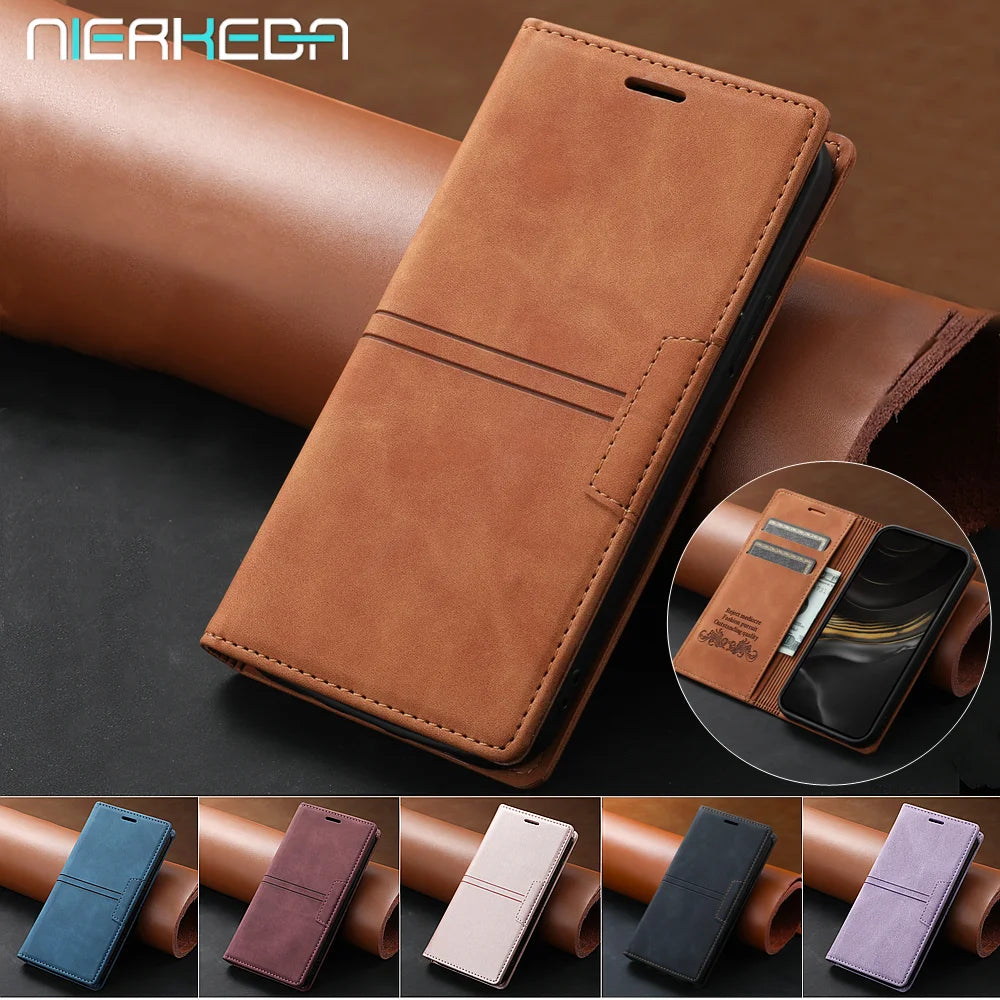 Wallet Flip Leather Galaxy A, F and M Case - DealJustDeal