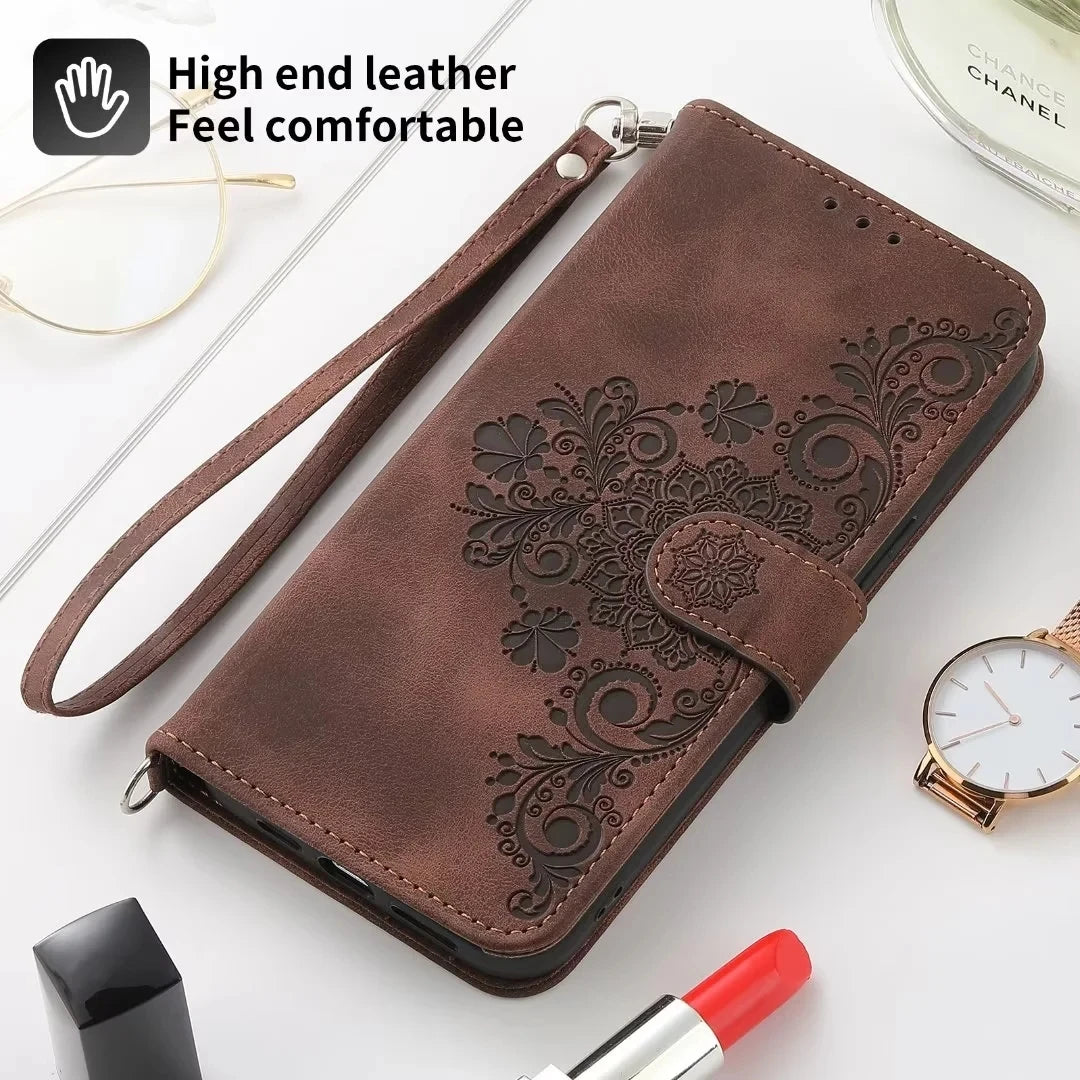 Card Flip Wallet Leather Galaxy S Case - DealJustDeal