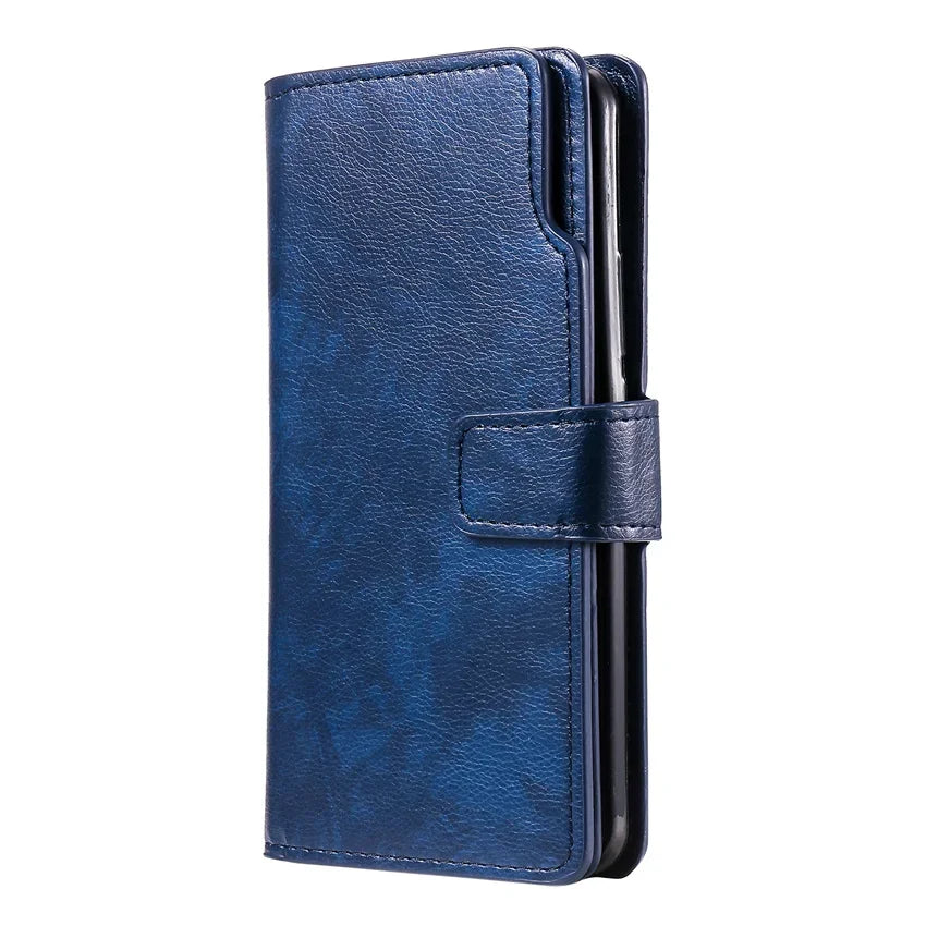 Card Slots Wallet Flip Leather Galaxy A and M Case - DealJustDeal