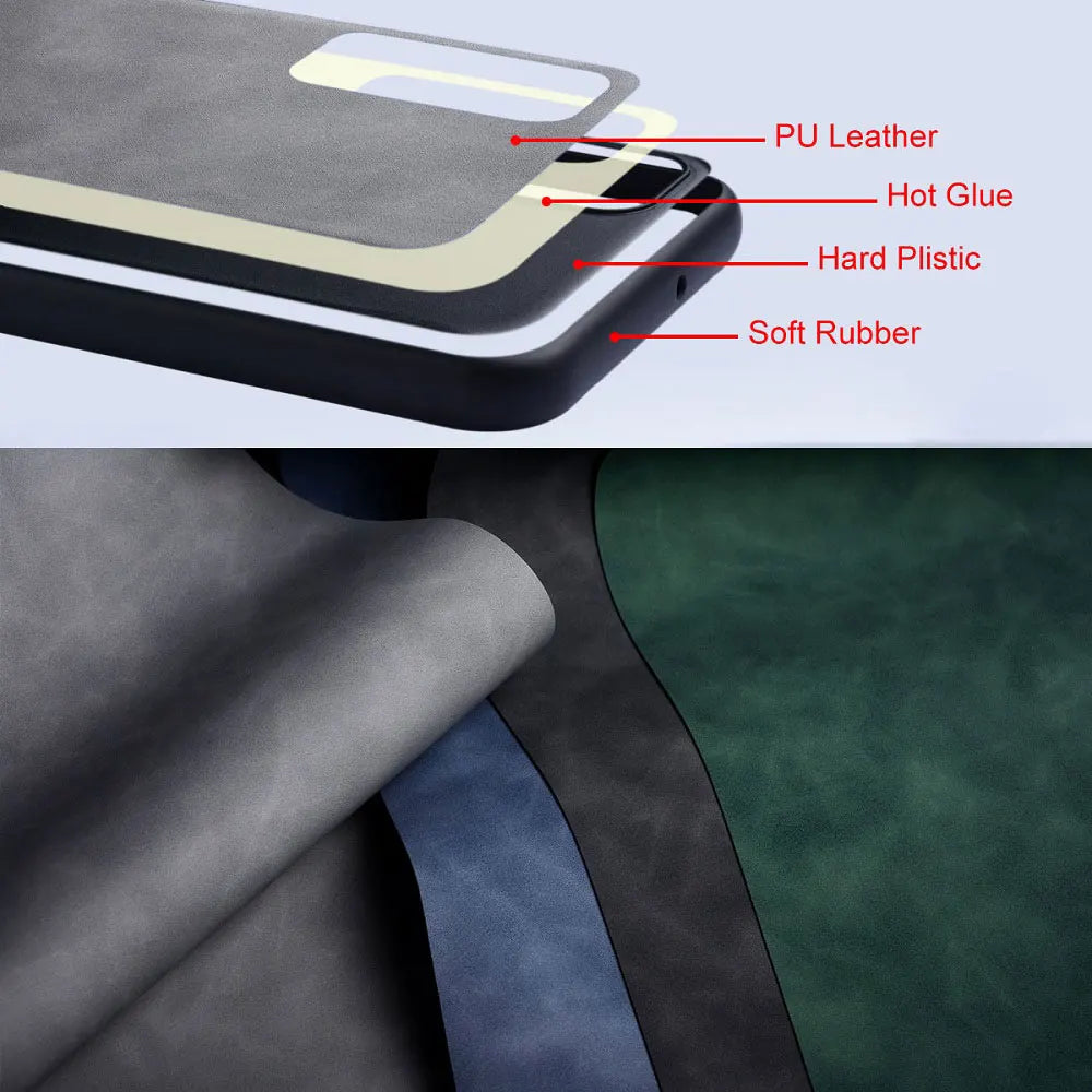 fingerprint proof silky feel matte Leather Google Case - DealJustDeal