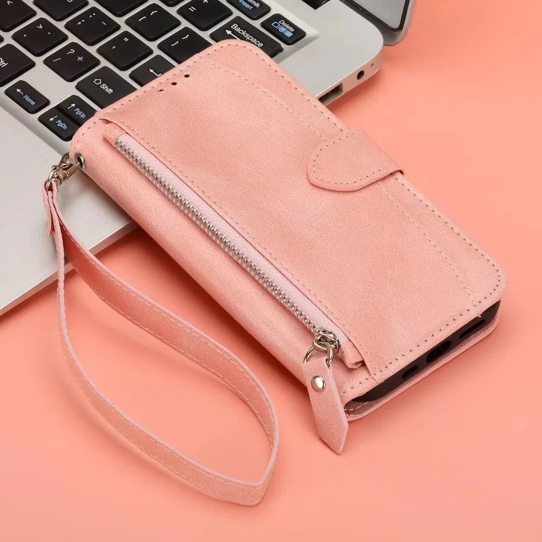 Crossbody Lanyard Leather Galaxy A Case - DealJustDeal