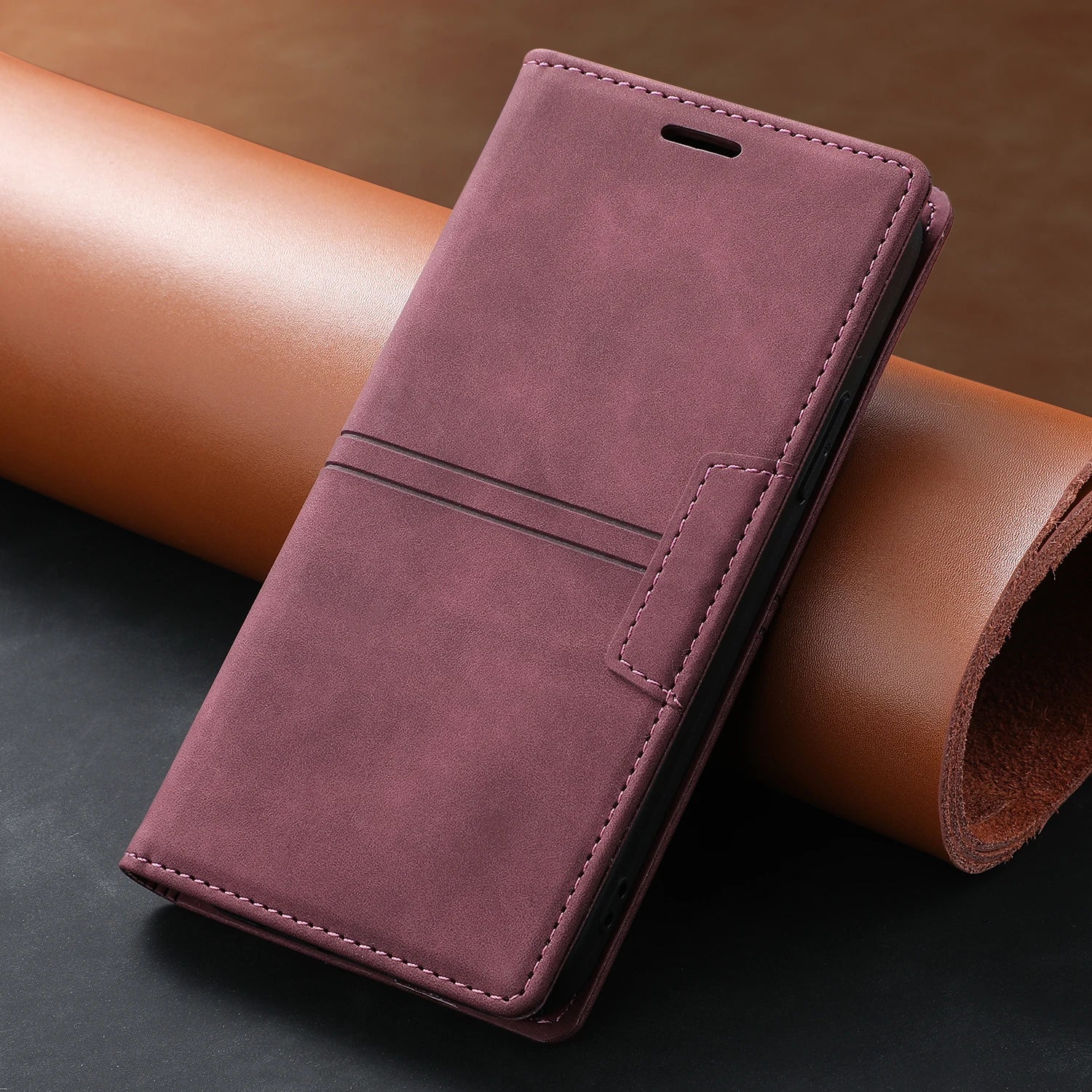 Wallet Leather Flip Galaxy A, F and M Case - DealJustDeal