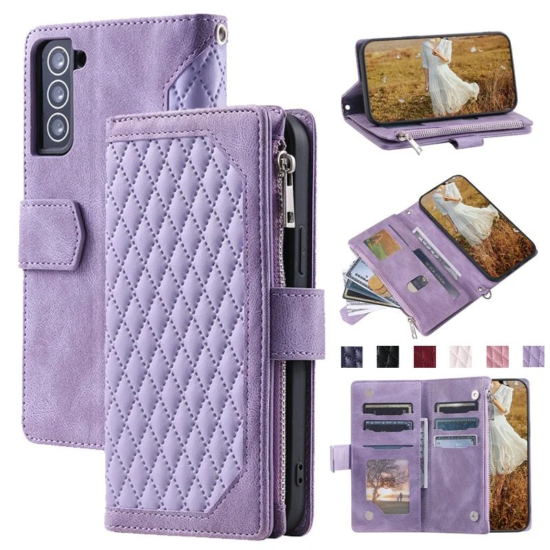 Flip Wallet Leather Galaxy A Case - DealJustDeal