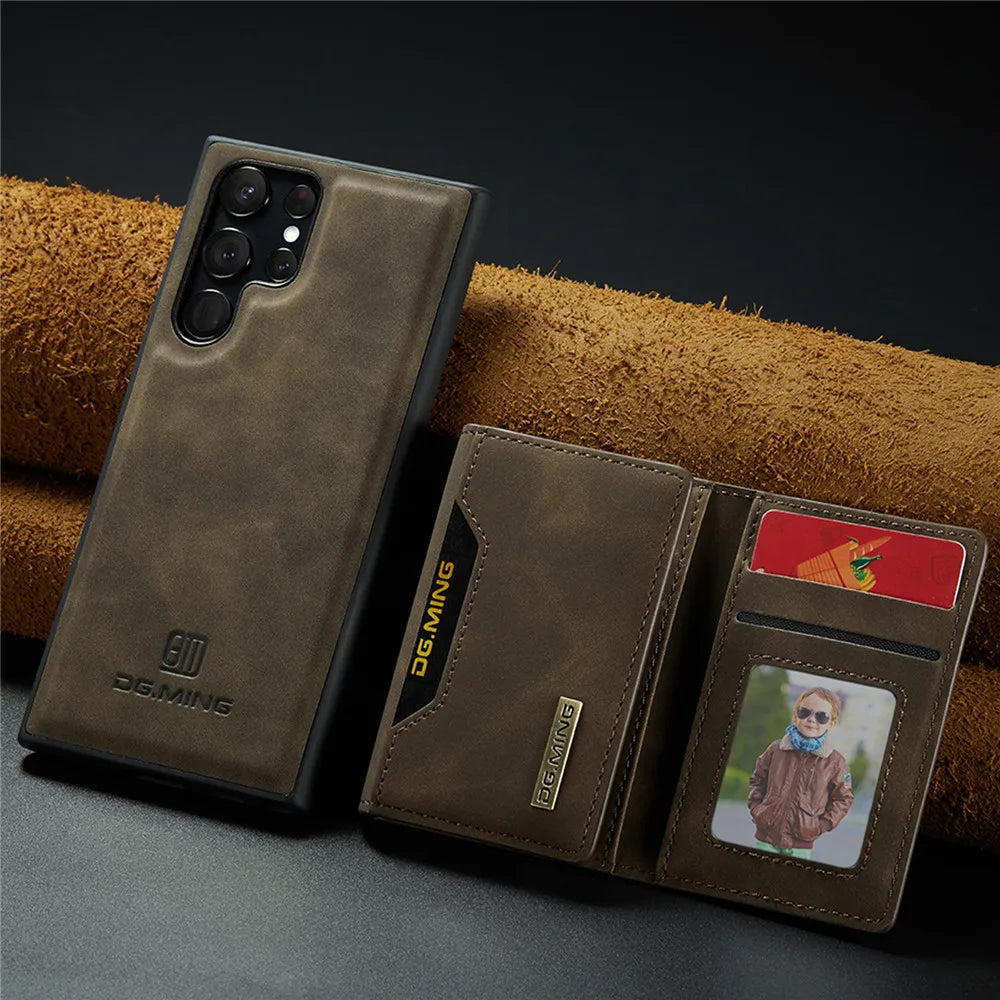 2 in 1 Detachable Magnetic Leather Galaxy S and Note Case - DealJustDeal