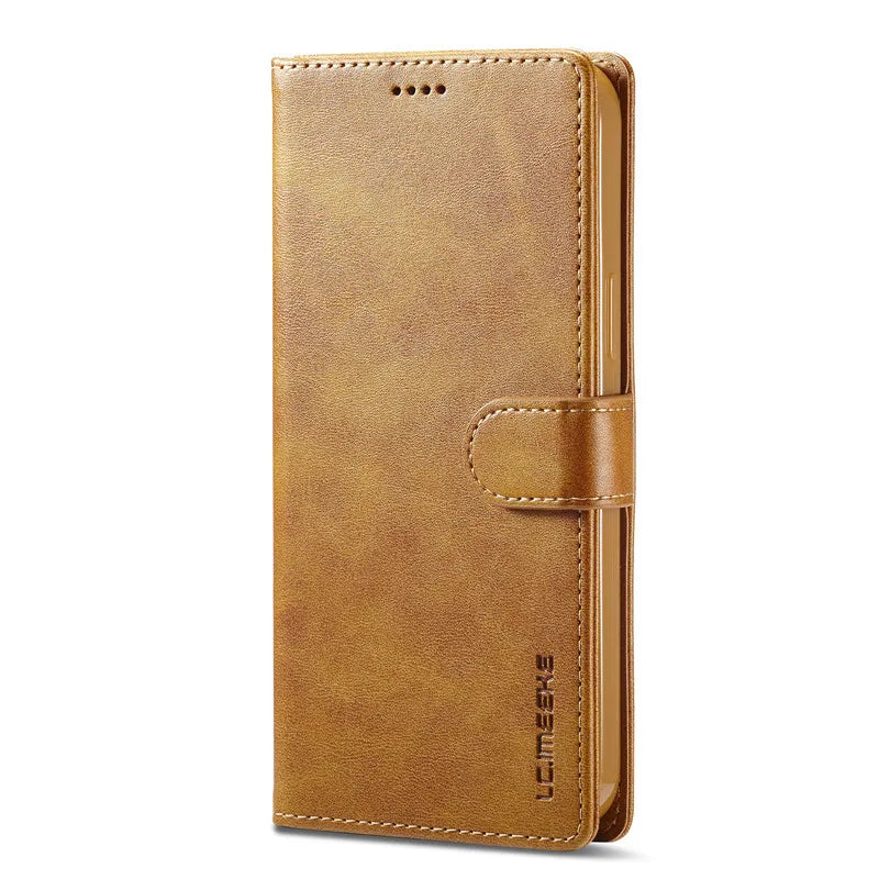 Magnetic Flip Leather iPhone Case - DealJustDeal