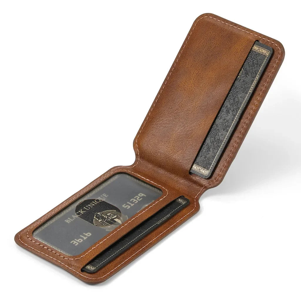 Detachable Magnetic Card Wallet Leather Google Case - DealJustDeal