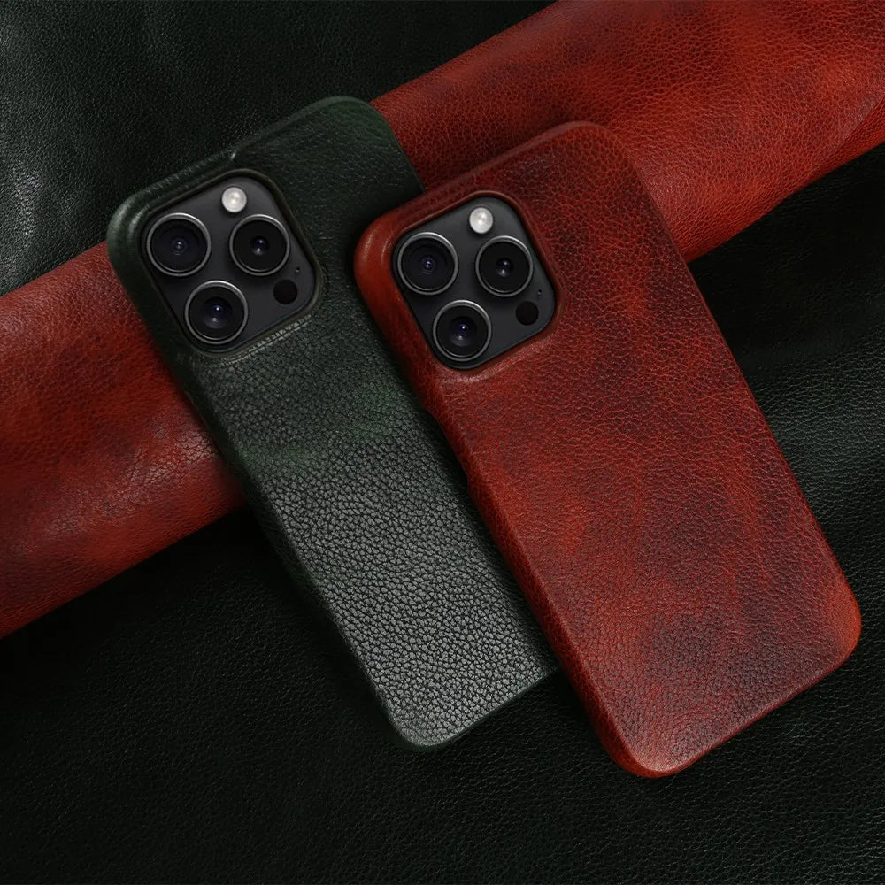 Durable Genuine Leather iPhone Case - DealJustDeal