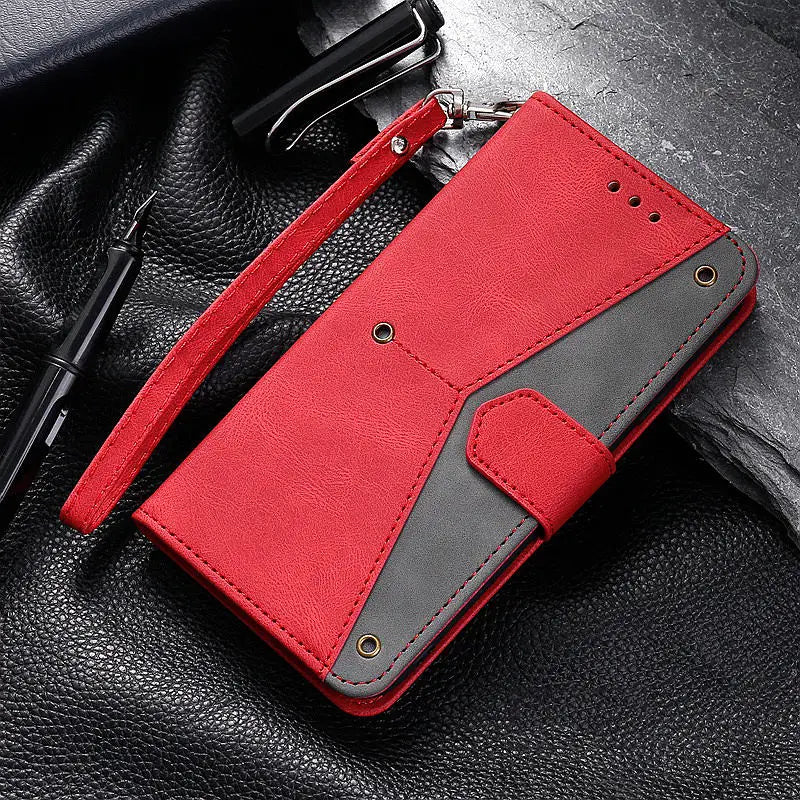 Lanyard Card Pocket Flip PU Leather Wallet Google Case - DealJustDeal