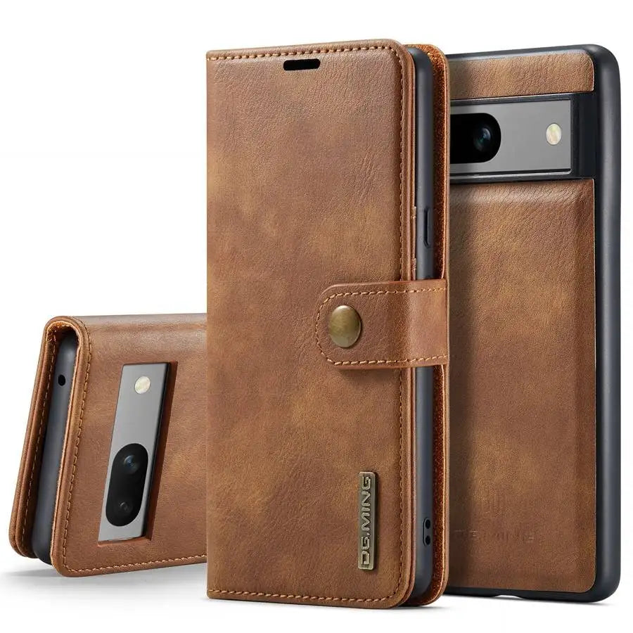 Detachable Magnetic Leather Wallet Google Case - DealJustDeal