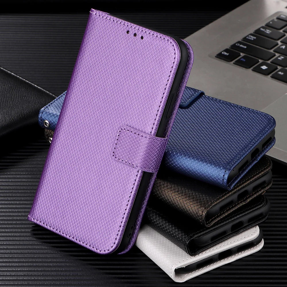 Card Slot Holder Wallet Leather Galaxy Z Fold Case - DealJustDeal