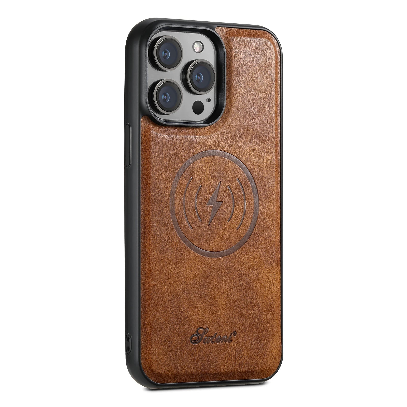 Magnetic Leather iPhone Case - DealJustDeal