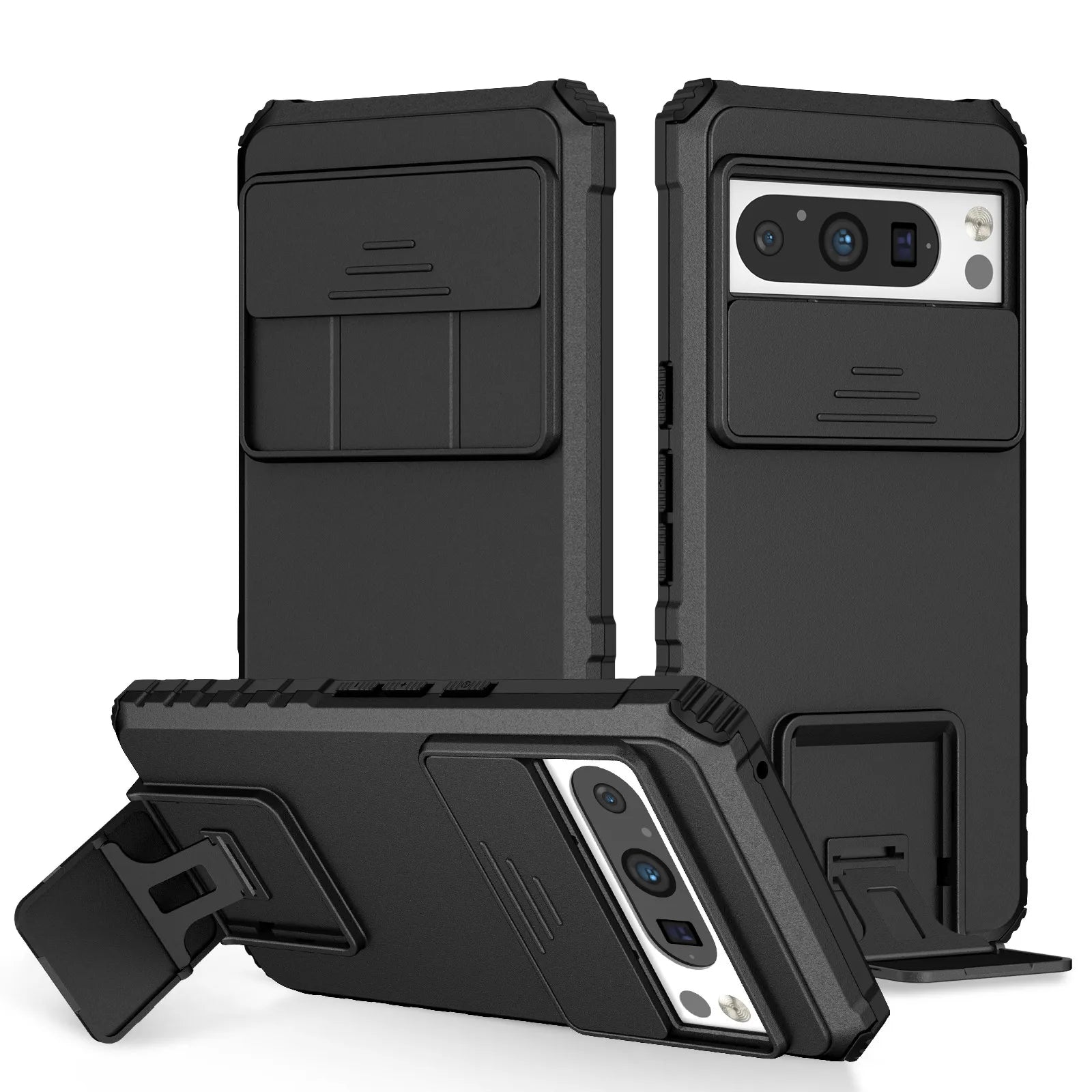 Hybrid Armor Shockproof Kickstand Google Case - DealJustDeal