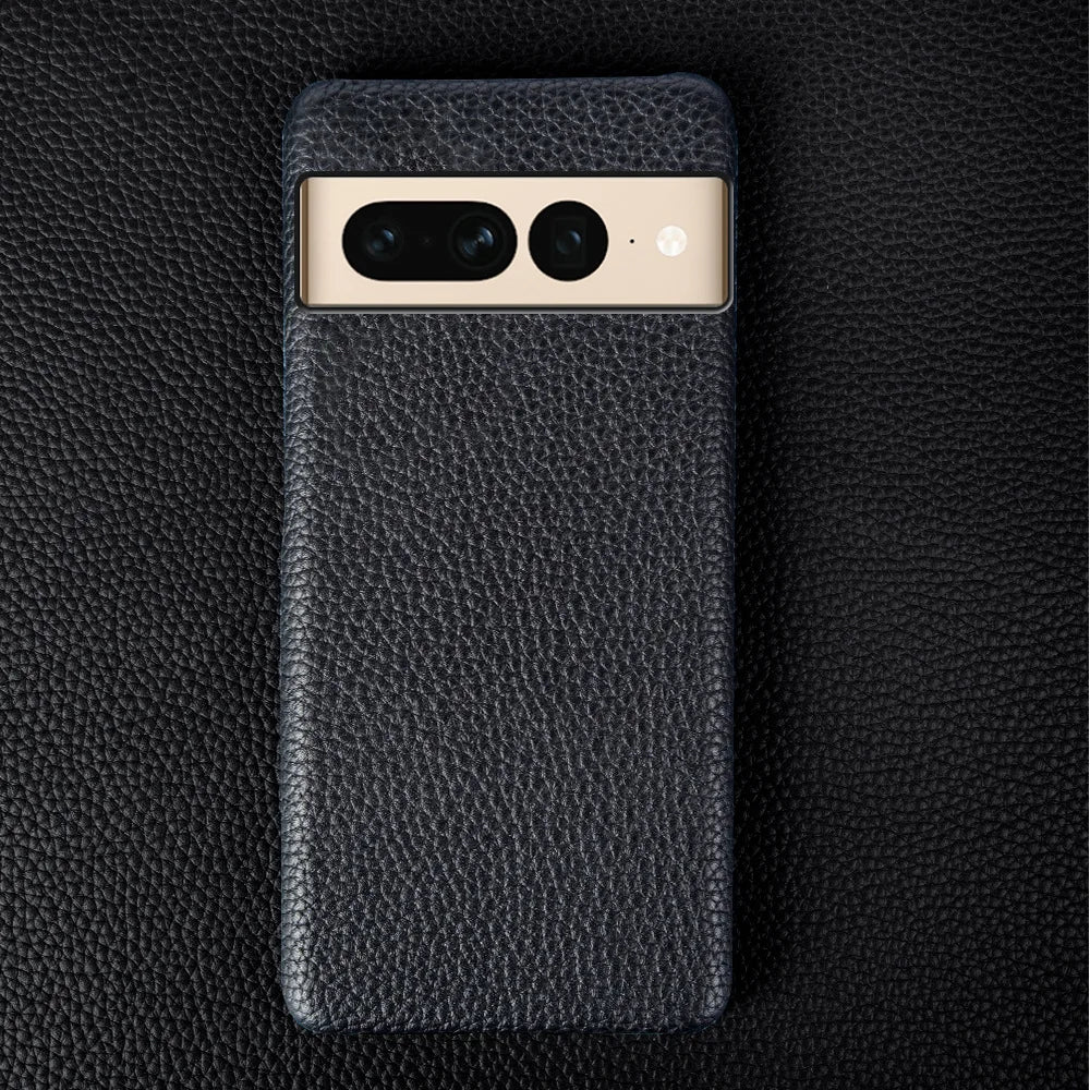 Litchi Design Genuine Leather Google Case - DealJustDeal