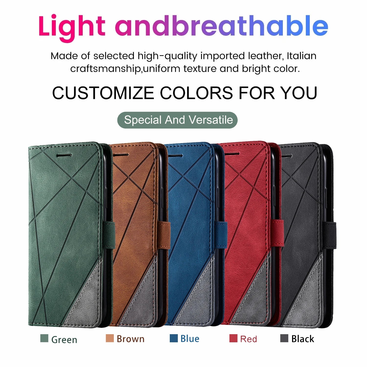 Leather Flip Stand Wallet Galaxy A Case - DealJustDeal