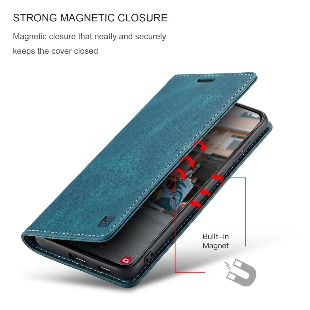 Wallet Folio Flip Leather Galaxy A and S Case - DealJustDeal