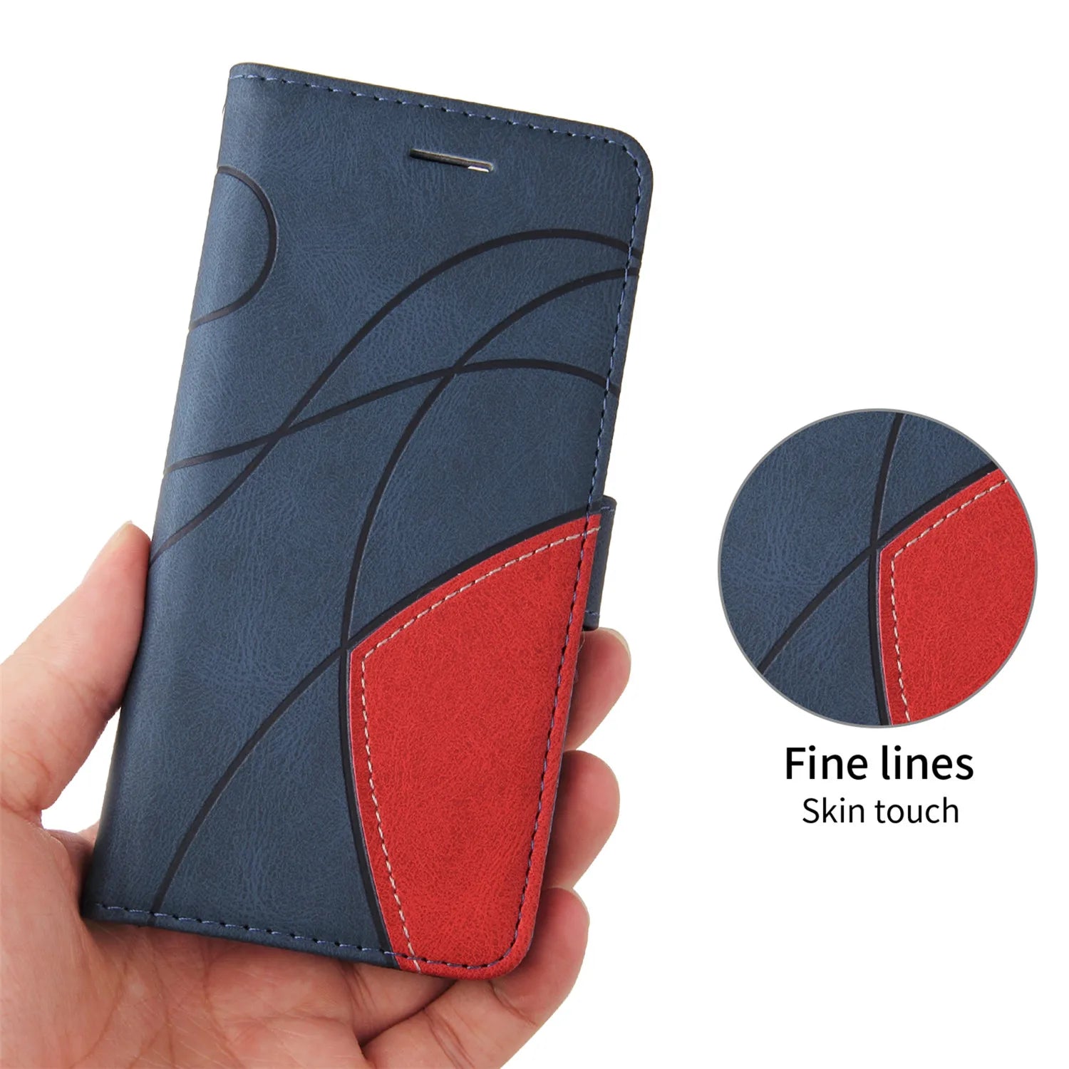 Magnetic Flip Stand Leather Wallet iPhone Case - DealJustDeal