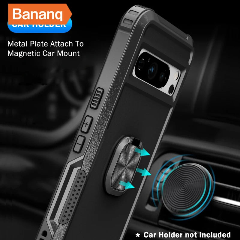 Magnetic Car Mount Holder Metal Finger Ring Stand Google Case - DealJustDeal