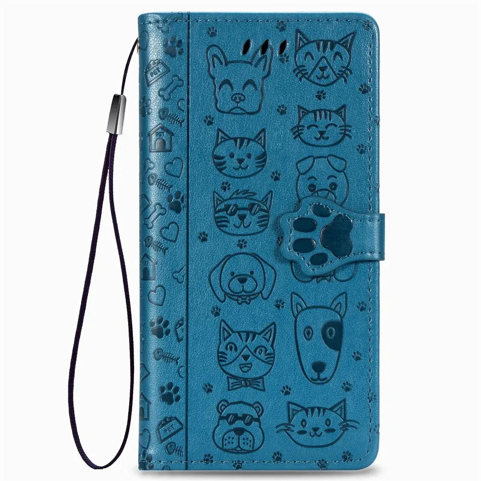 Lovely Cat Dog Kids Phone Holster iPhone Case - DealJustDeal