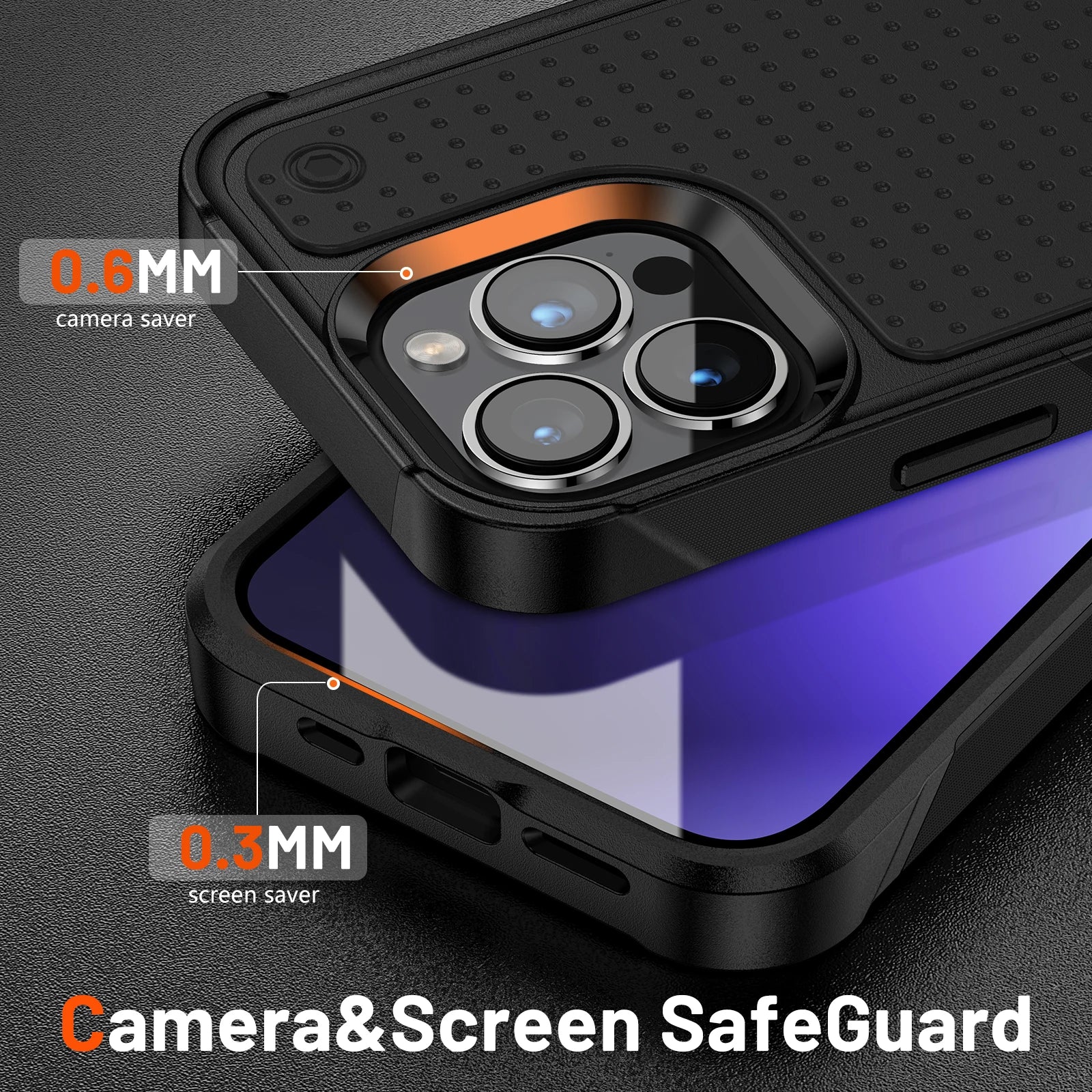 Hard Plastic Frame TPU Hybrid Rugged Armor Shockproof iPhone Case - DealJustDeal