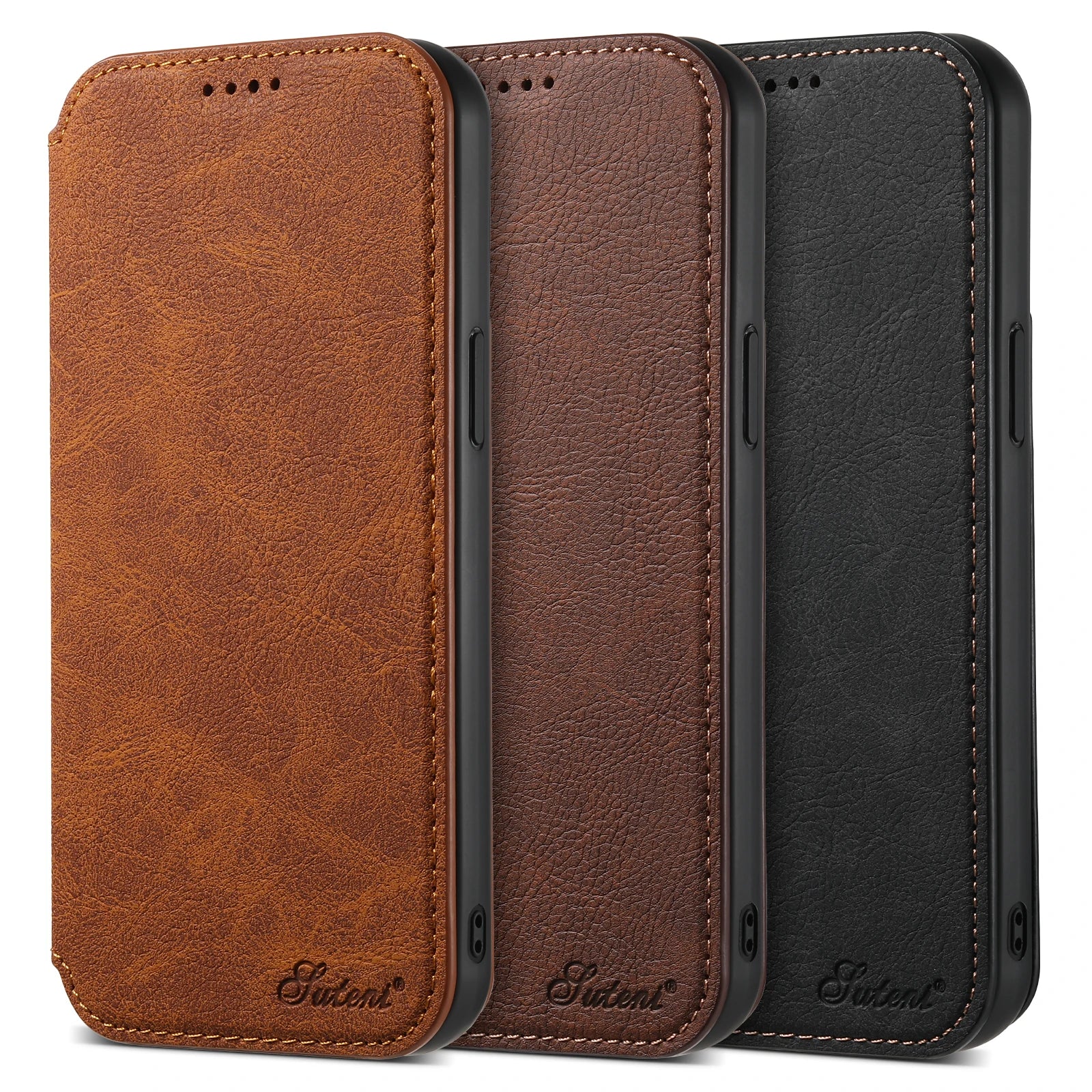 Flip Wallet Magsafe Leather iPhone Case - DealJustDeal