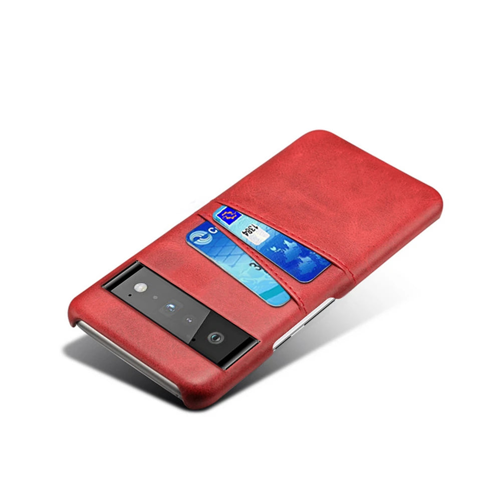 Retro PU Leather Card Slots Wallet Google Case - DealJustDeal