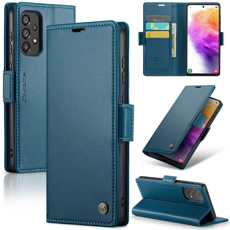 Purse Card Flip Wallet Leather Galaxy A, M and Note Case - DealJustDeal