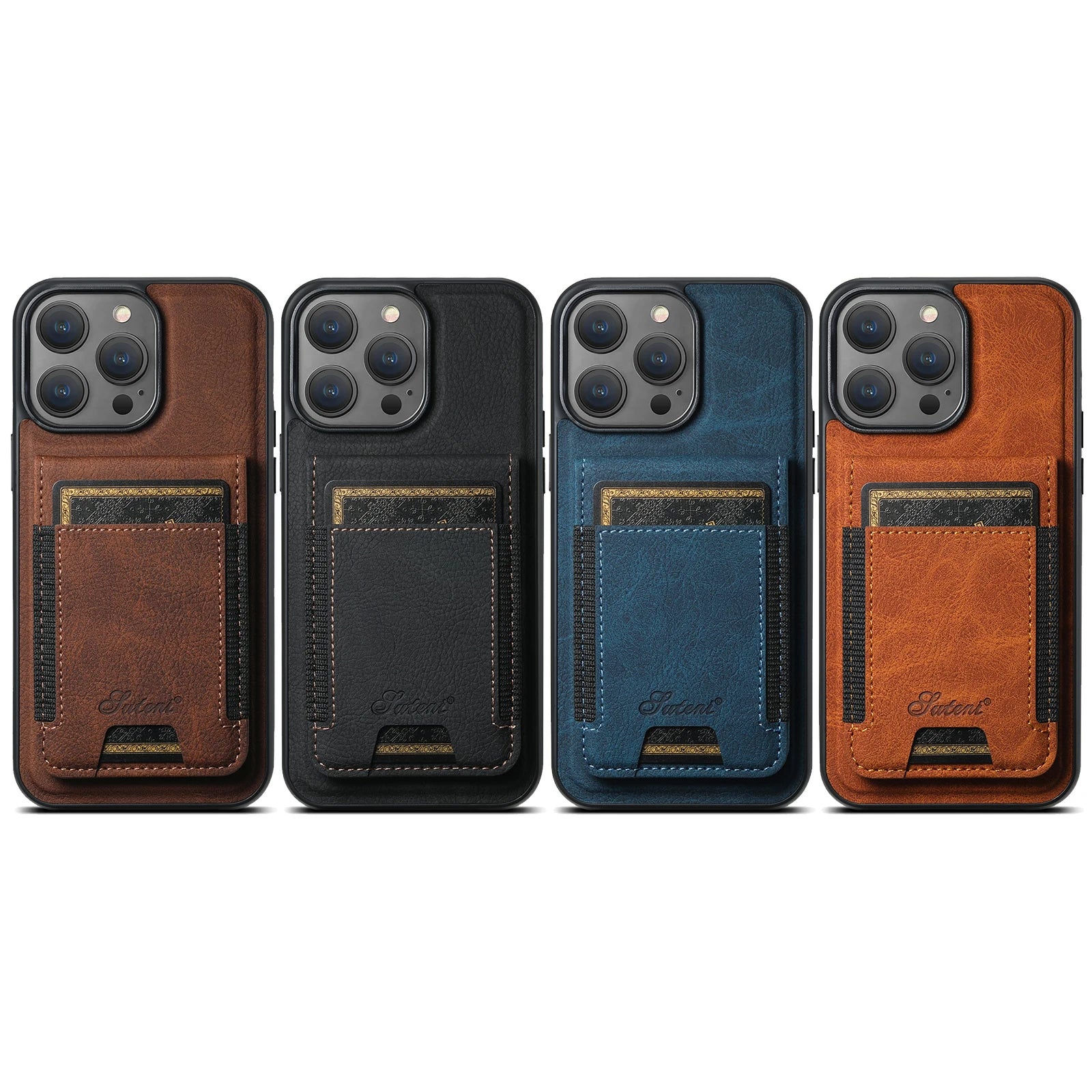 Wallet Kickstand Magsafe Leather Card Holder iPhone Case - DealJustDeal