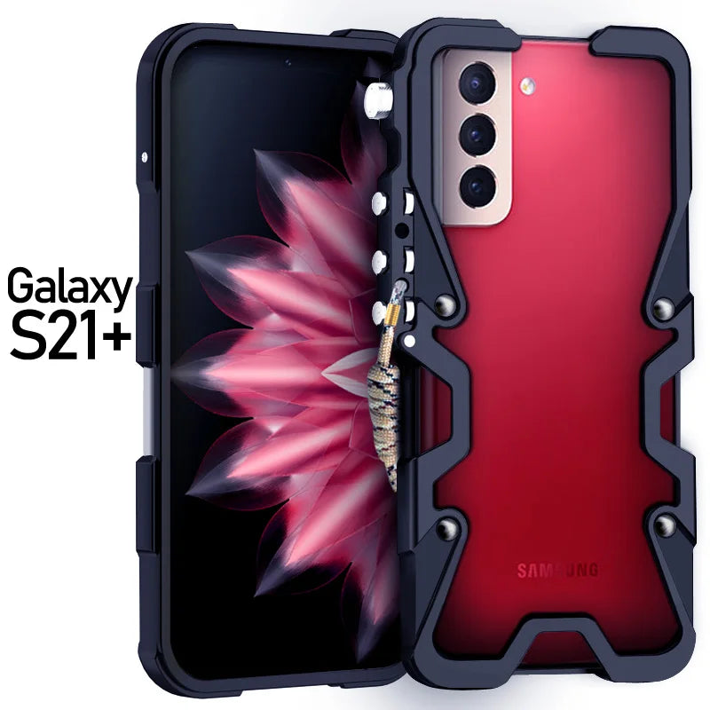 galaxy Metal Bumper Fashion Robot arm galaxy A, M and S Case - DealJustDeal