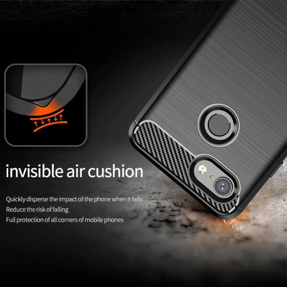 TPU Soft Shockproof Carbon Fiber Google Case - DealJustDeal