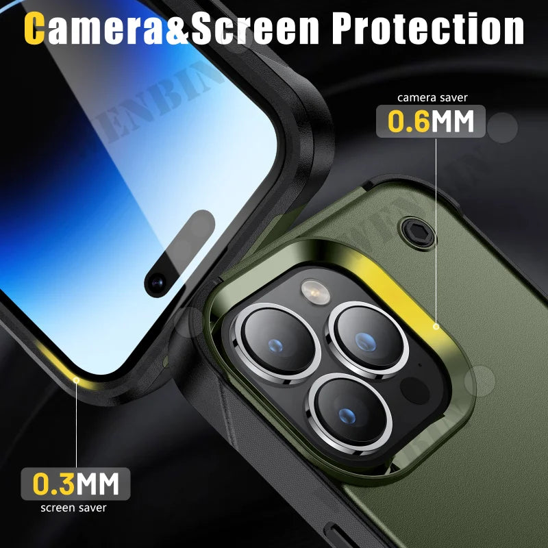 Military grade protective iPhone Case with stand - DealJustDeal