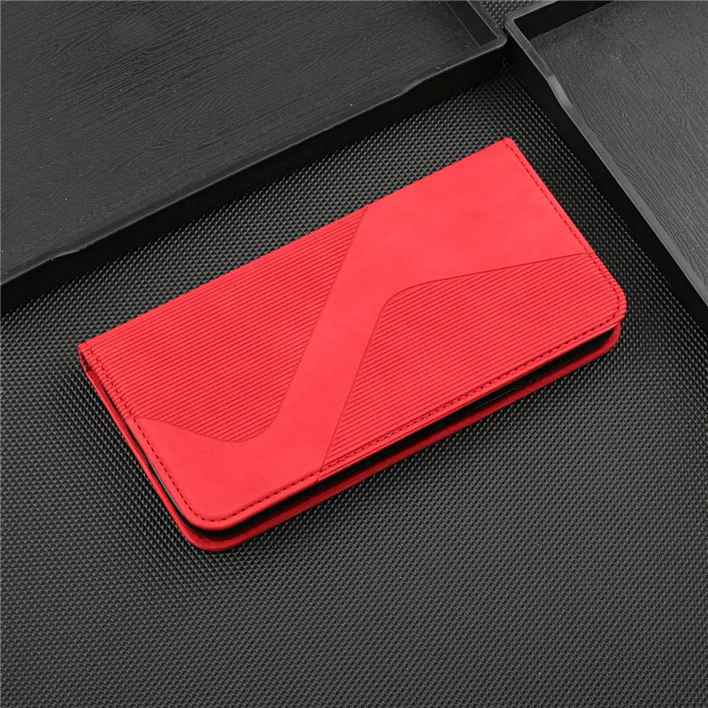 Flip Stand Wallet Magnetic Leather Book iPhone Case - DealJustDeal