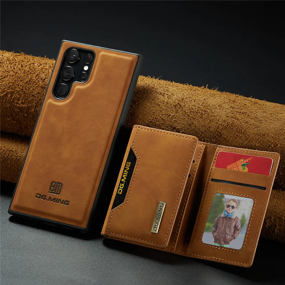 2 in 1 Detachable Magnetic Leather Galaxy S and Note Case - DealJustDeal