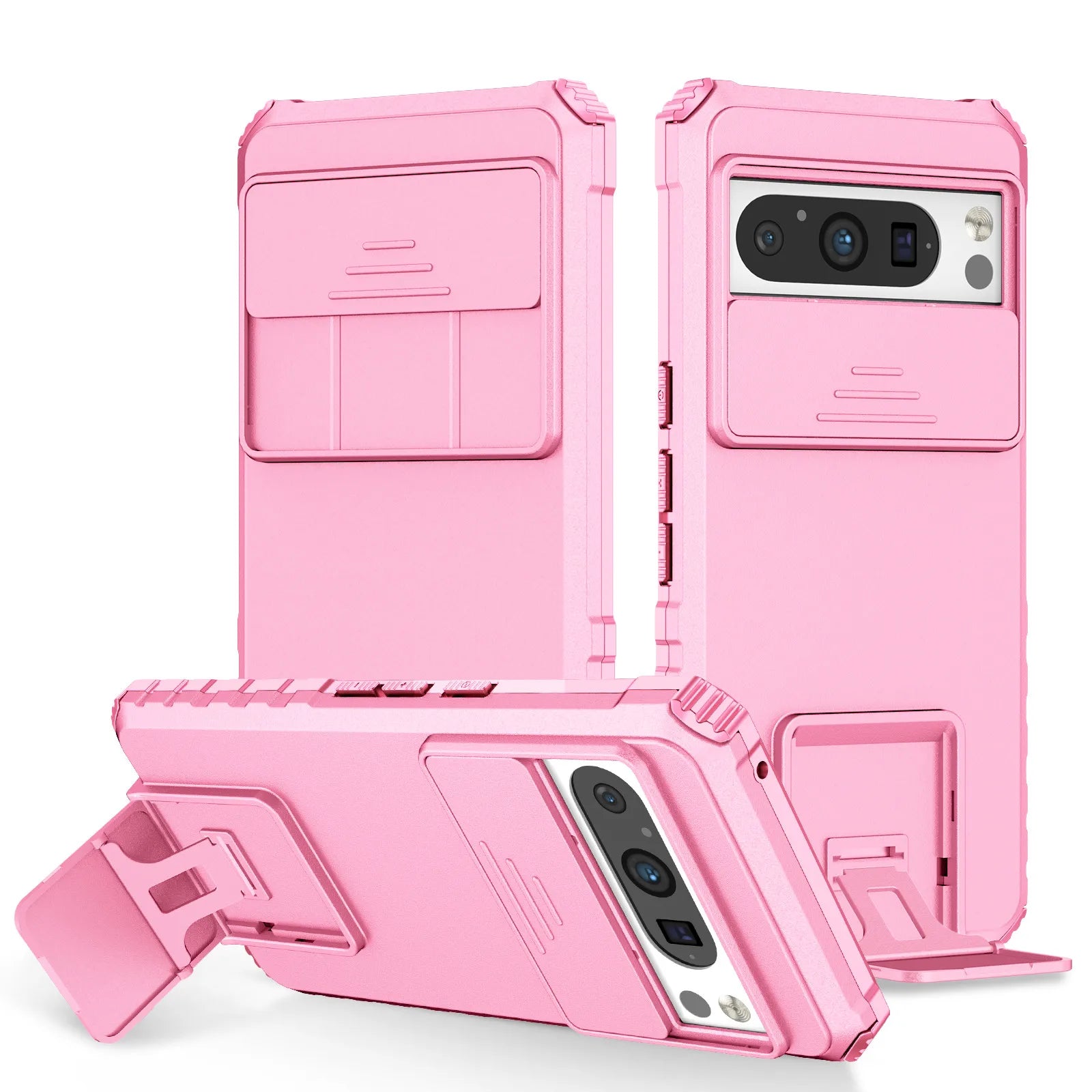 Hybrid Armor Shockproof Kickstand Google Case - DealJustDeal